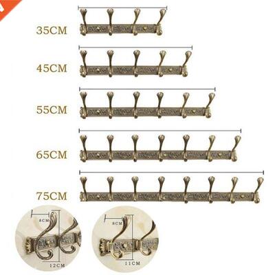 Robe Hooks Luxury Bathroom Wall Carving Antique Robe Hooks 5