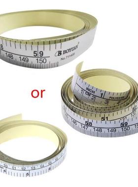 G8DA 151cm Self Adhesive Metric Measure Tape Vinyl Ruler For