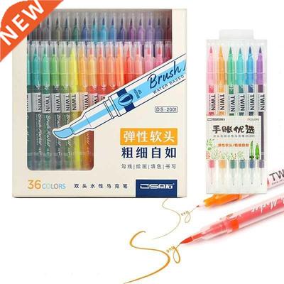 dainayw 6/12/24/36Color Calligraphy Pen Art Brush Marker Pen