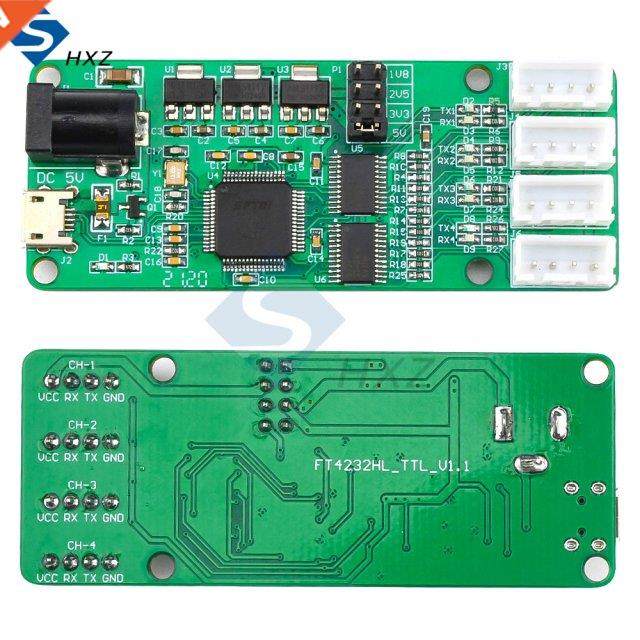 FT4232-4TTL USB to 4-way TTL Module UART Serial Port Module