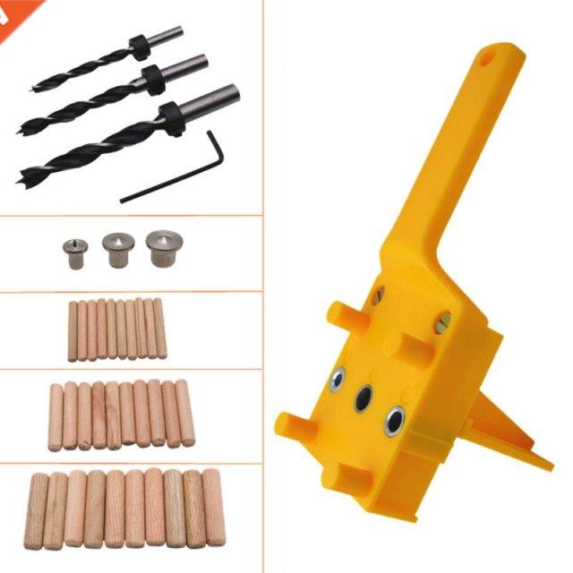 41pcs/set Woodworking Dowel Jig Guide For 6/8/10mm Drill Bit