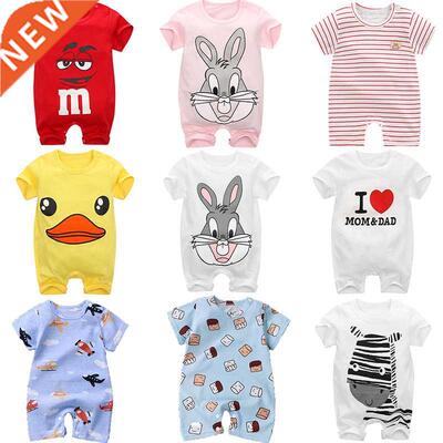 2022 Cheap cotton Baby romper Short Sleeve baby clothing Sum