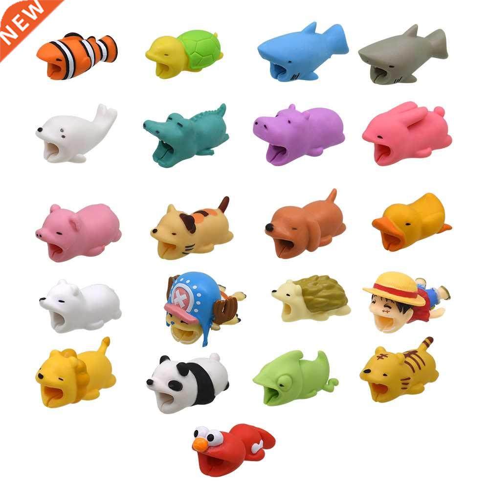 TISHRIC Cute Animal/SB Cable Protector Iphone charger prote