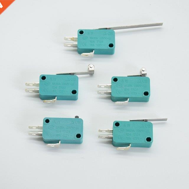 2pcs Micro Limit Switches 16A 250V 125V NO+NC+COM 3 Pins SP