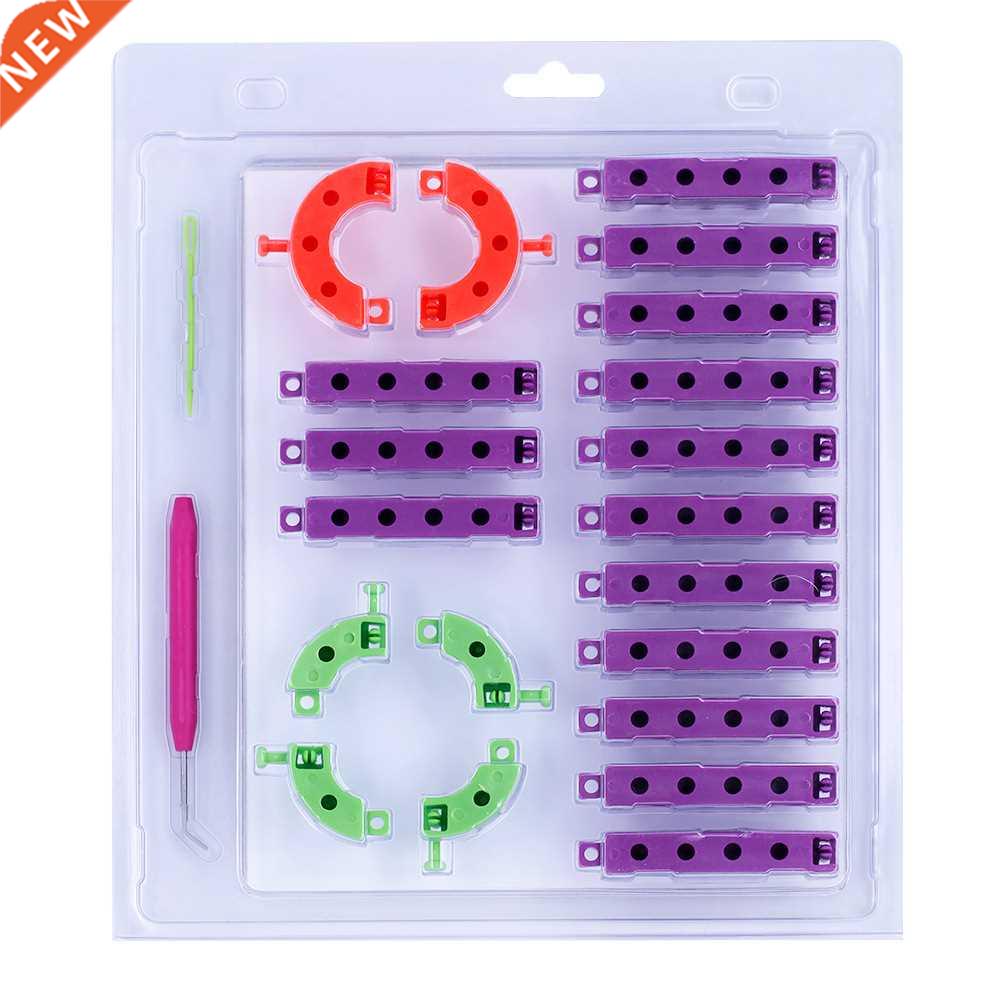 weaving Loom Knitting Knitter Kit Plastic Pompom Sock Hat Sc