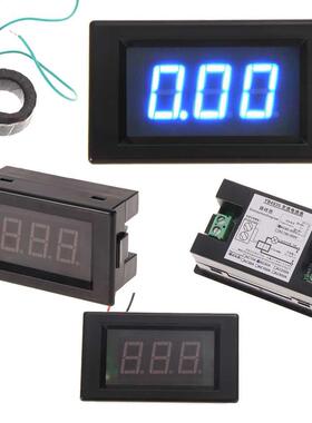 AC80V~300V 100A Ammeter AMP Meter Current Transforme Blue li