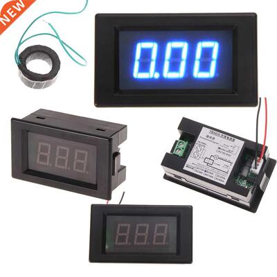 AC80V~300V 100A Ammeter AMP Meter Current Transforme Blue li