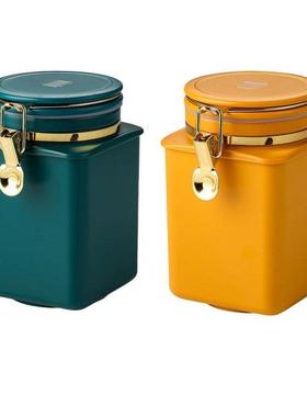 1.1L Large Capacity Storage Jar Coffee Canister for Powder F