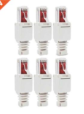 Network Connectors Tool-Free RJ45 CAT6 LAN UTP Cable Plug Wi