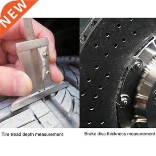 Brake Met Tire 60mm Disc Gauge Depth Tread Tyre Aluminum