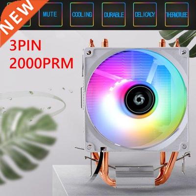 CPU Cooler 3 Pin 2000RPM Radiator Heat Sink Desktop PC Case