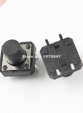100 Pcs Button Switch 4 Pin DIP 12x12x10mm High 10mm
