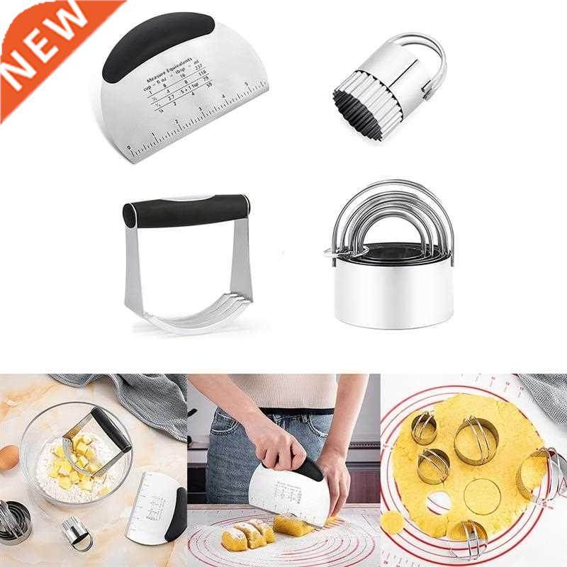 Stainless Steel Baking Dough Tool Set Dough Cutter Pastry Mi