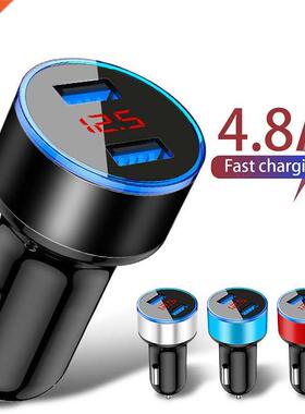 4.8A LED Display USB Phone Charger Car-Charger for Xiaomi Sa