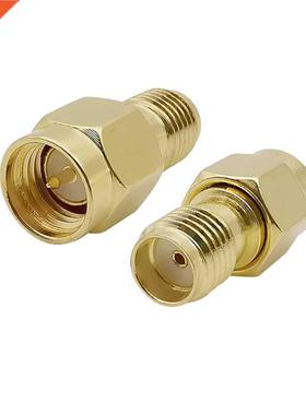 Gold-Plated SMA Male to Female RF Coaxial Coax Adapter Strai