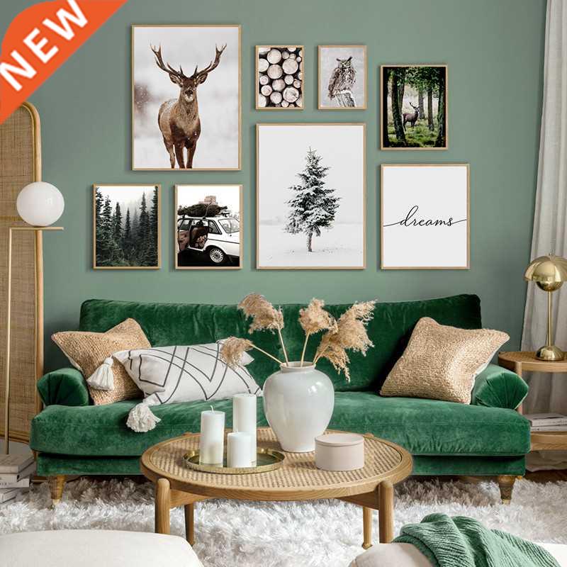 Modern Nature Scenery Picture Painting Wall t Winter Land