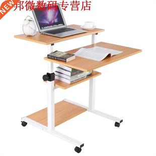 70X40X90CM Laptop Writing Desk Mobile Standing Height Rollin