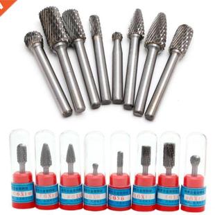 Bit Files Cutter Rotary 6mm Burr Carbide Tungsten 8Pcs