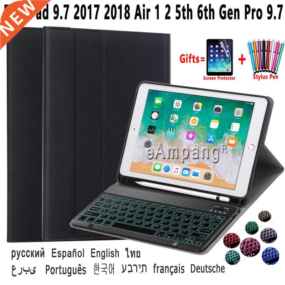 iPad 9.7 2017 2018 Air 1 2 5th 6th Generation Pro 9.7 Case w