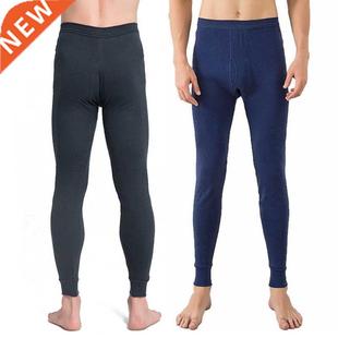 Cotton Men's Long Johns Warm Thermal Pants Breathable Under