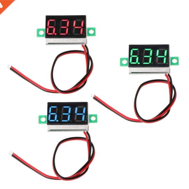 Digital Voltmeter 0.36 2-wires DC 2.50 to 32.0V LED Volt Me