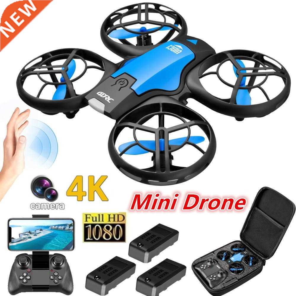 V8 New Mini Drone 4K 1080P HD Camera WiFi Fpv Air Pressure H