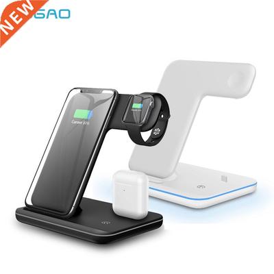 FDGAO Wireless-Charger Dock-Stand Apple Airpods iPhone Watch