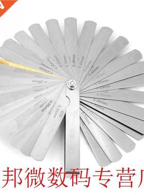 89mm Stainless Steel Feeler Gauge & Imperial Ruler Weldi