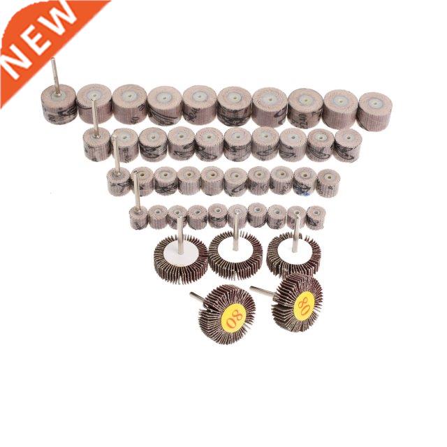 49Pcs Dremel Accessories Set Sanding Flap Wheels Polishing G