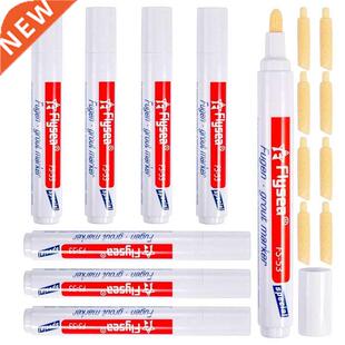 8Pcs White Grout Pen Grout Reviver Pen Grout Restore Marker