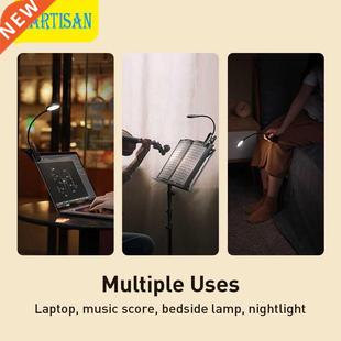 Book Light Mini Lamp Clip Rechargeable Bedroom Led Table USB