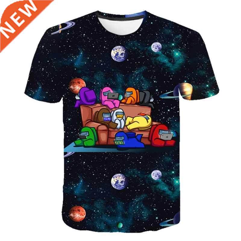 Baby Boys Among Us T shirt 2021 New Boy Summer TShirts Kids