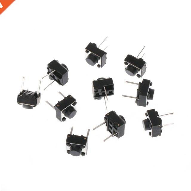 100 Pcs 6x6x5mm 2 Pin Micro Momentary Push Button Tactile Sw