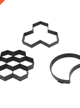 Plastic Manually Paving Cement Brick Concrete Moulds DIY Pat