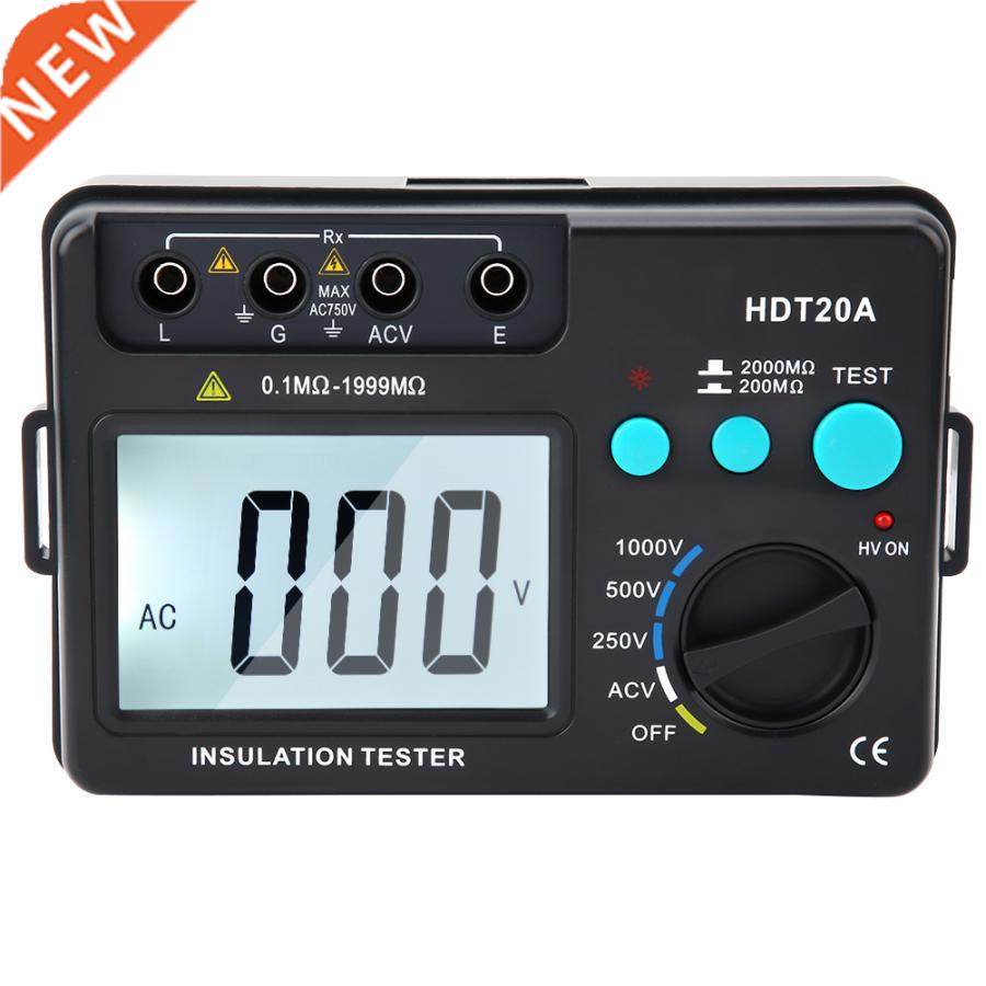 LCD Display Insulation Resistance Tester Meter Voltmeter 100