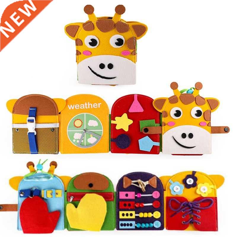 Baby Felt Quiet Books Montessori Toys Sensory Activity Busy