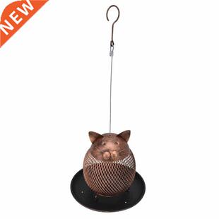 Bird Feeder Automatic Bird Feeder Metal with Flip Lid for Ou