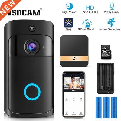 Wsdcam Smart Doorbell Camera Wifi Wireless Call Intercom Vid