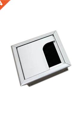 Aluminium Square Rectangle Desk Computer Wire Cable Outlet I
