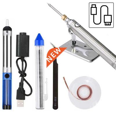 Soldering Iron Set Wireless USB Rechargeable Soldering Iron