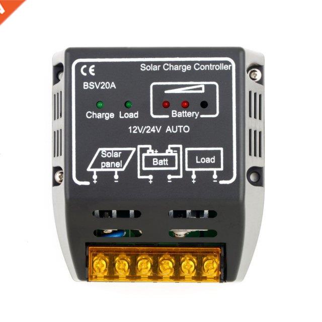 20A DC 12V 24V Auto Solar Charge Controller Regulator Solar