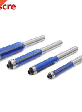 4Pcs 1/4 inch Shank Straight Flush Trim Router Bit Set Woodw