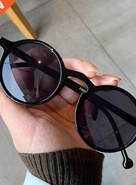 ZUEE Vintage Round Sunglasses Women Men Classic Brand Leopar