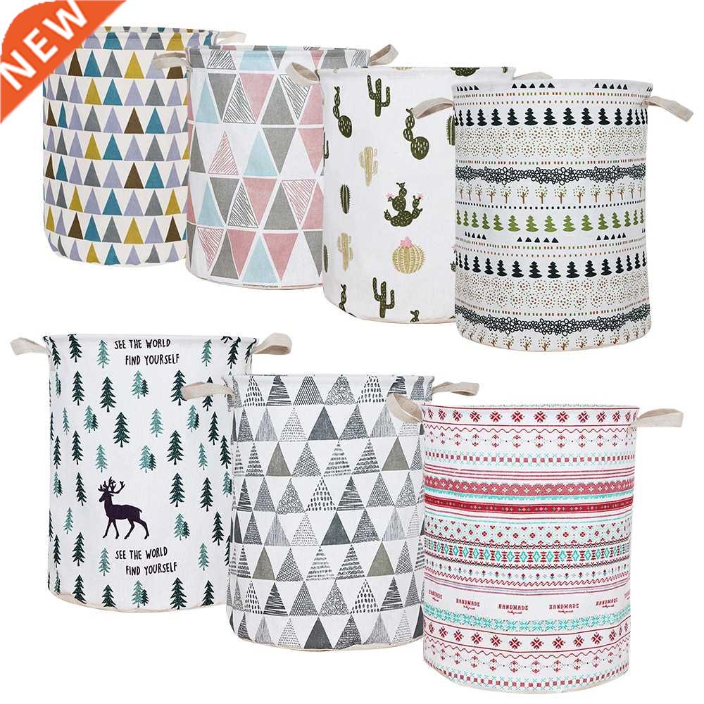 2022 New Super Large Laundry Basket With Drawstring Round Di