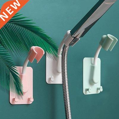 2Pcs/Set Shower Head Holder Rotatable Self-Adhesive Showerhe