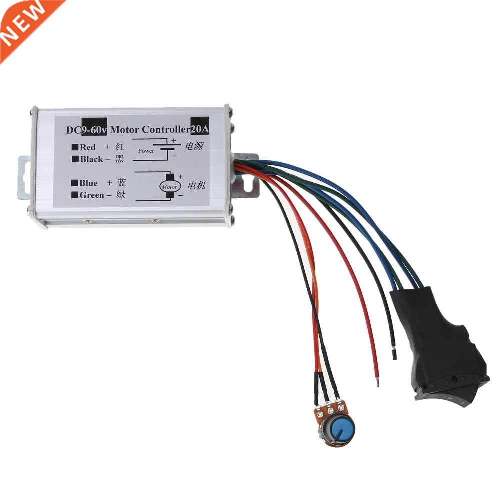 reversible dc speed controller 12v 24v 36v 48v 60v 20a motor