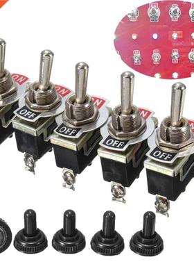 5pcs Toggle Switch Interruptor 2 Pin ON OFF Rocker SPST Swit