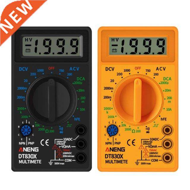 DT830X Digital Multimeter Voltmeter Ammeter Ohmmeter DC10V~1