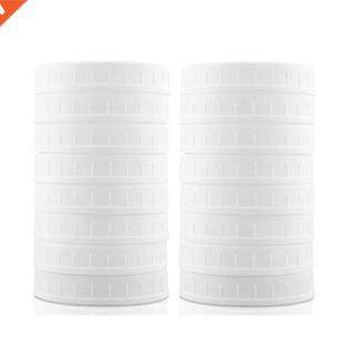 Caps Mouth Lids Plastic Jar Wide Mason for Storage Pack