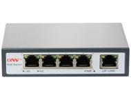 5 port 10/100M PoE switch,2x 60W super power PoE ports,10W